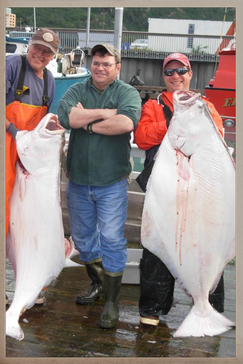 two nice halibut